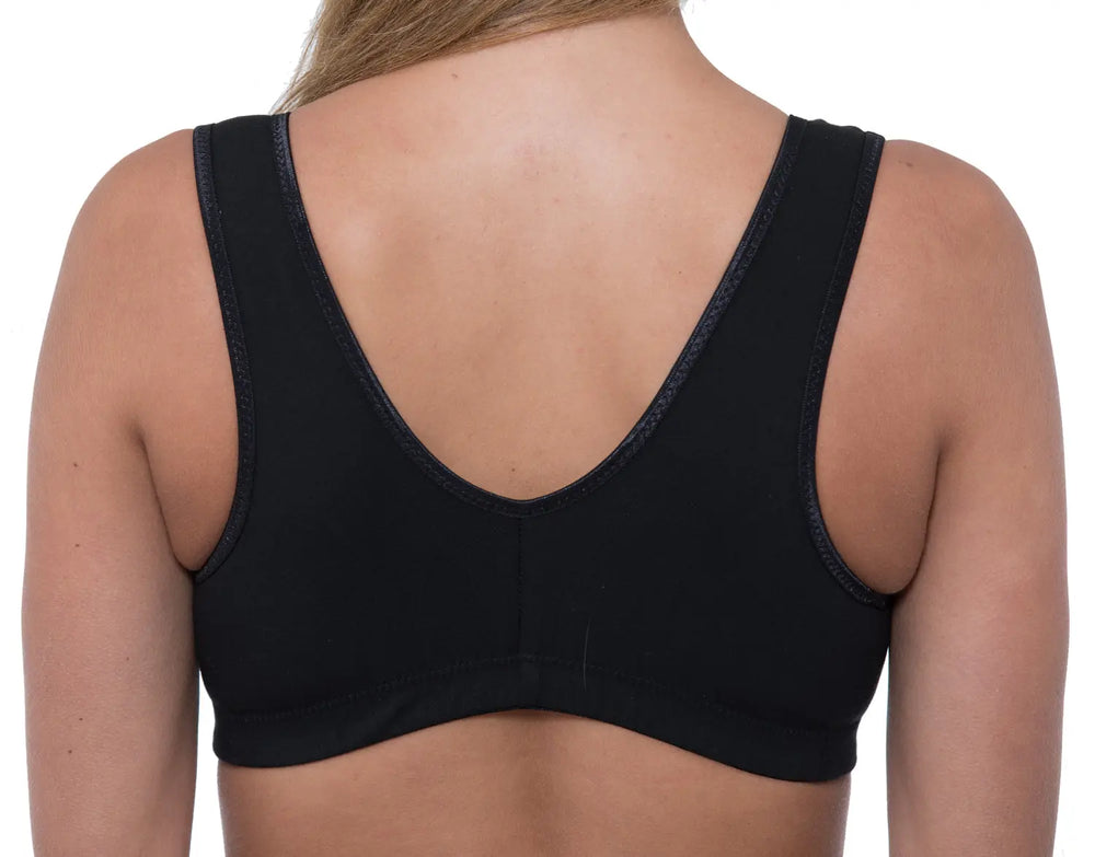 Gemm Front Fastening Mastectomy Bra Black - Orchid Fashion Boutique