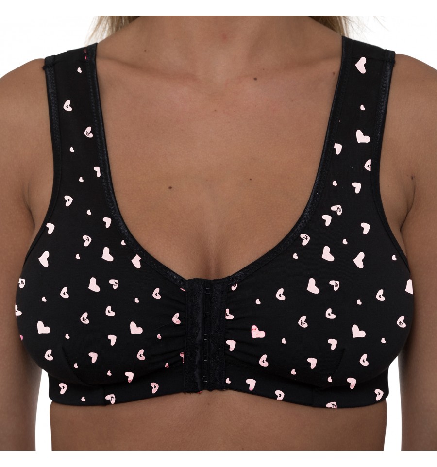 Front Fastening Post Surgery Bras  Front Fastening Non Wired Bras