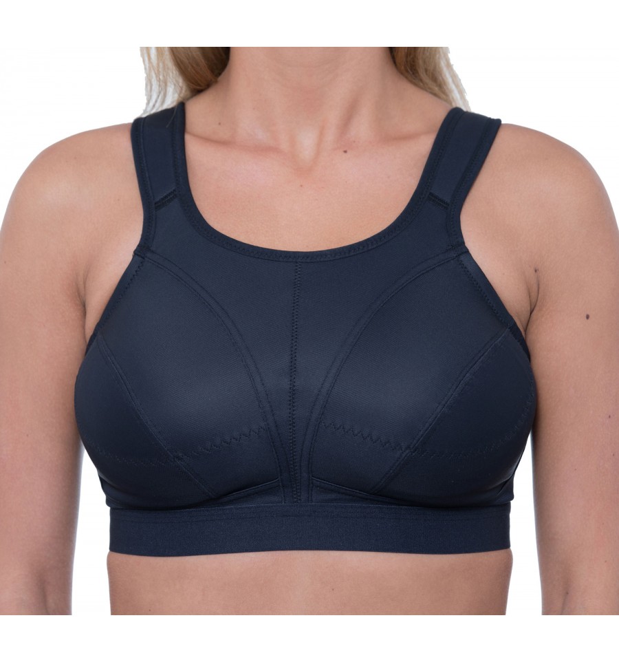High Impact Sports Bra Plus Size Large Cup Non Wired Front