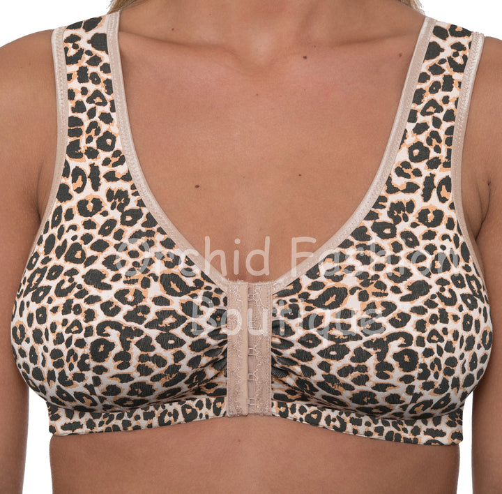 Animal print bra