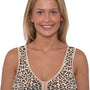 Gemm Front Fastening Bra Animal Print