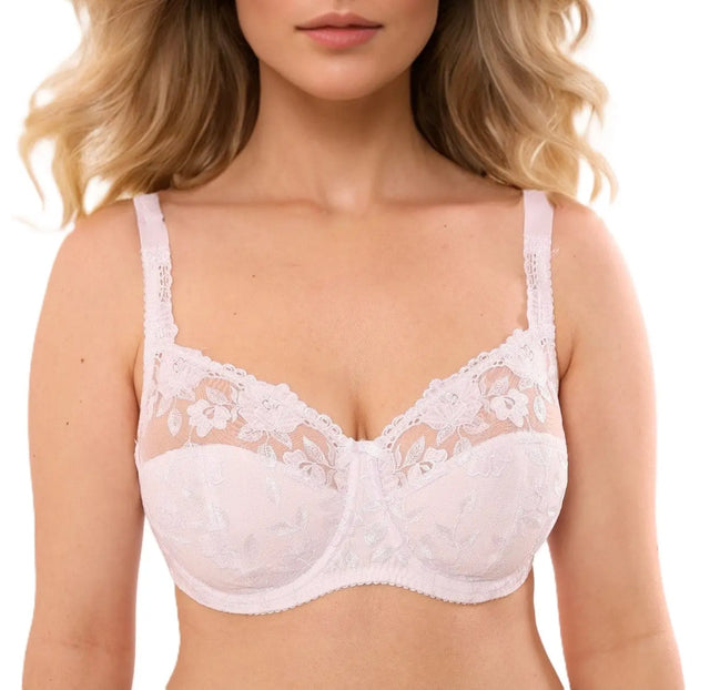 Gemm Plus Size Full Coverage Firm Hold Non Padded Underwired Full Cup Bra