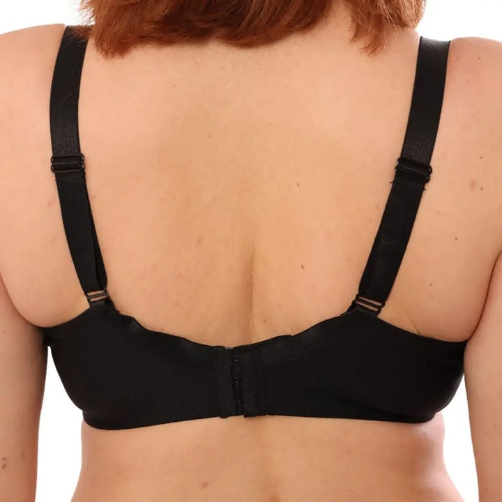 Gemm Black Purple Firm Hold Underwired Full Cup Bra