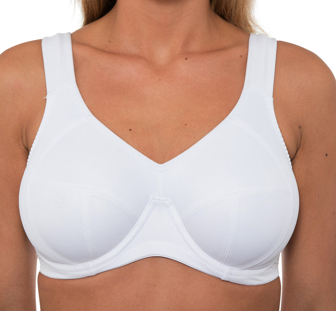 Gemm High Impact Sports Bra White - Orchid Fashion Boutique