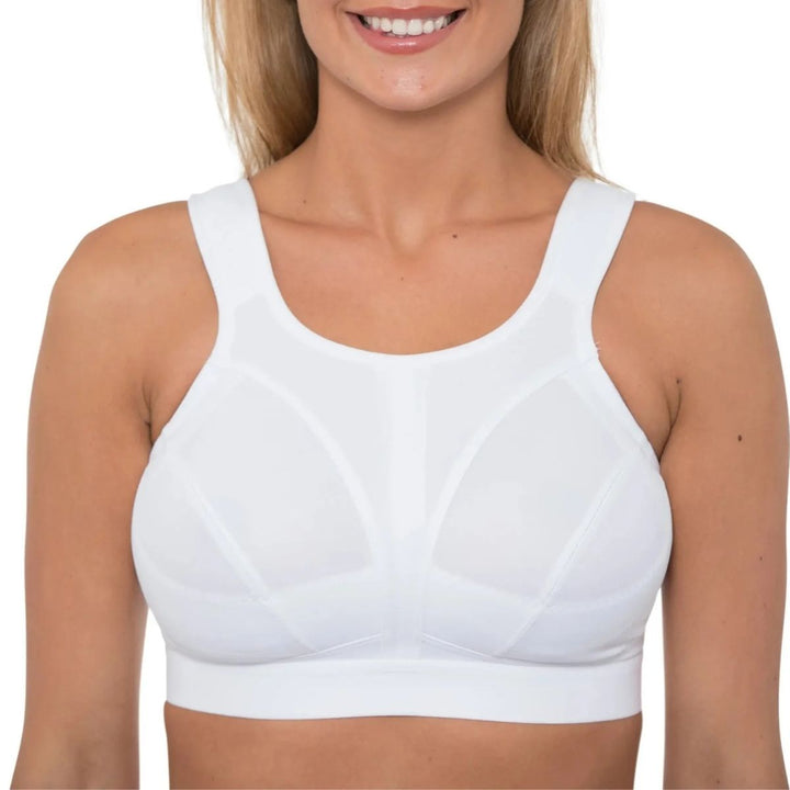 High Impact White Sports Bra - Orchid Fashion Boutique